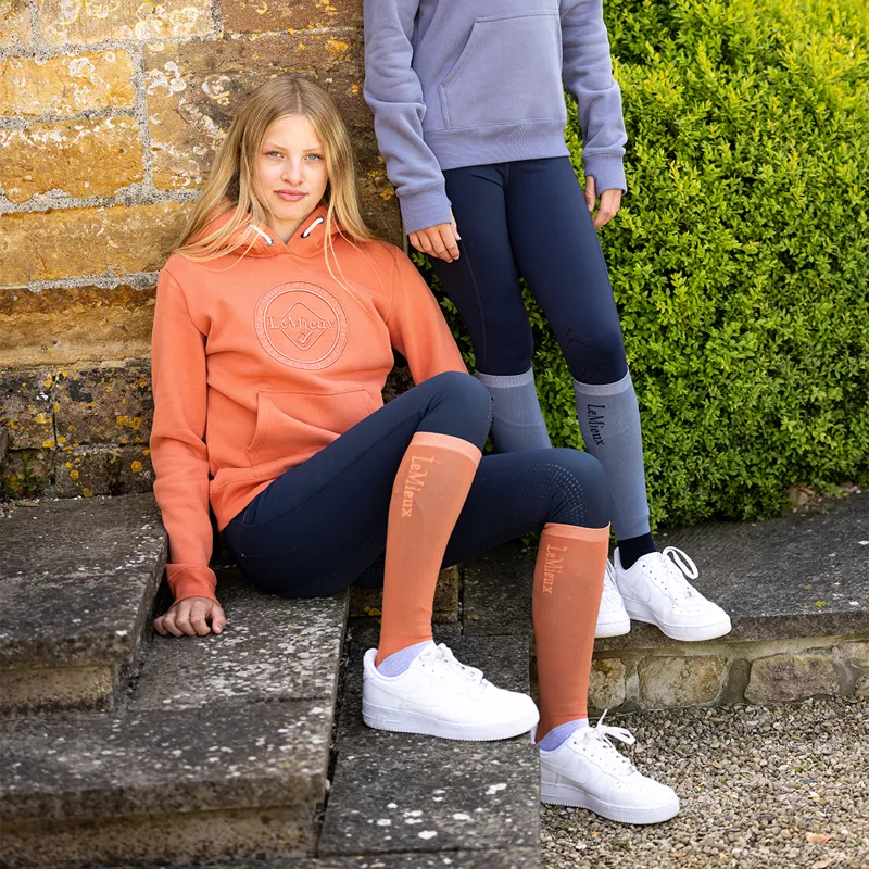 LeMieux Young Rider Hannah Junior Pop-Over Hoodie - Apricot-6