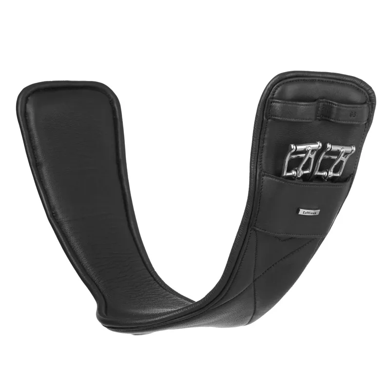 LeMieux Arika Contoured Dressage Girth - Black