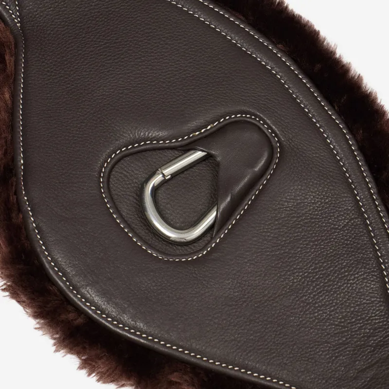 LeMieux Arika Simuwool Contoured Long Girth - Brown-1