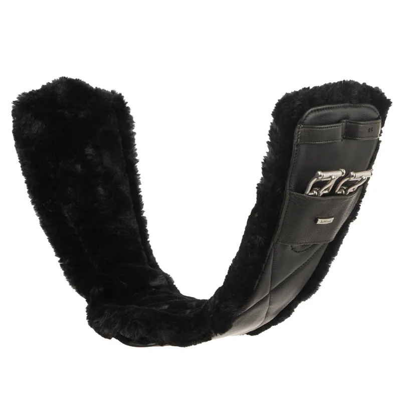 LeMieux Arika Simuwool Contoured Dressage Girth - Black