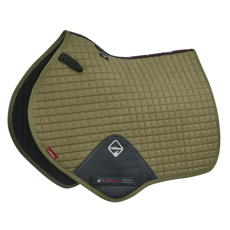 LeMieux ProSport Suede Close Contact Square Olive
