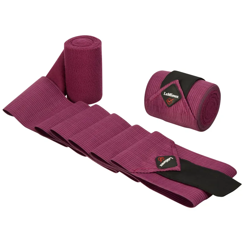 LeMieux Combi Bandages Plum Redpost Equestrian