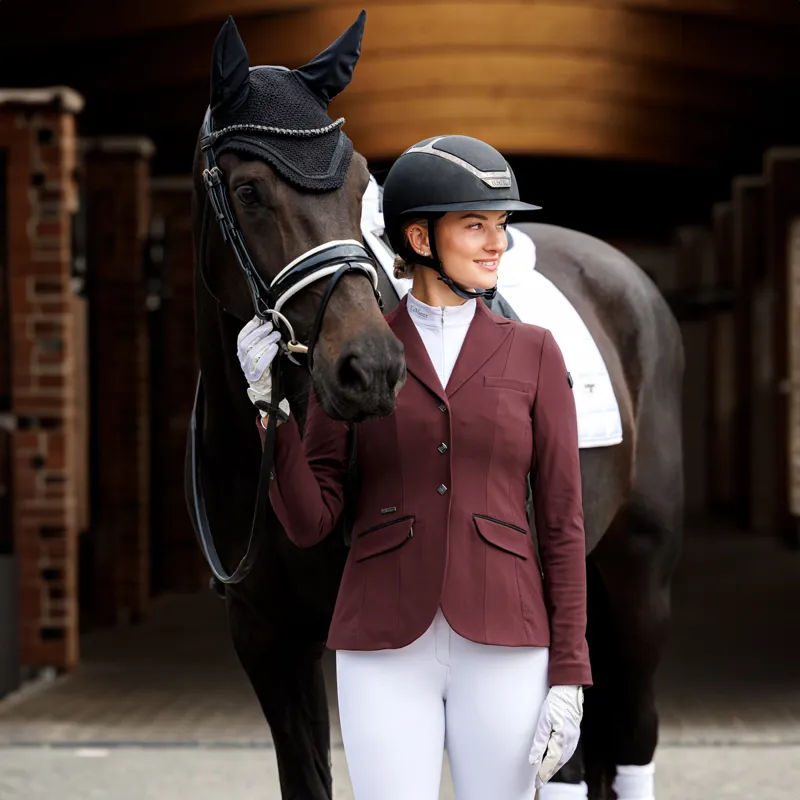 LeMieux Dynamique Ladies Show Jacket - Burgundy-7