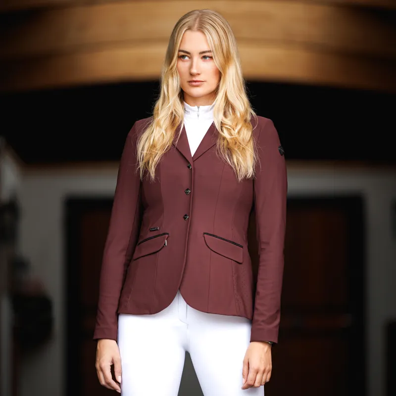 LeMieux Dynamique Ladies Show Jacket - Burgundy-5