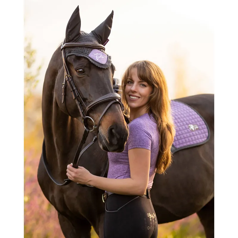 LeMieux Earth Fly Hood - Thistle-2