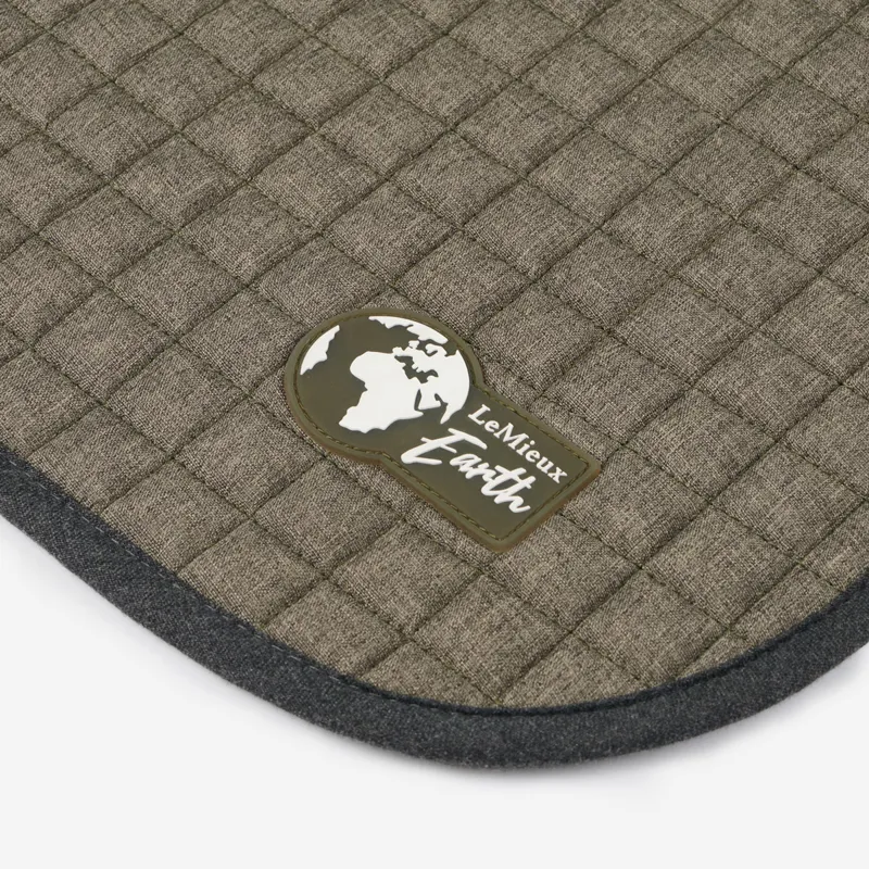 LeMieux Earth Dressage Square Saddlecloth - Moss-3