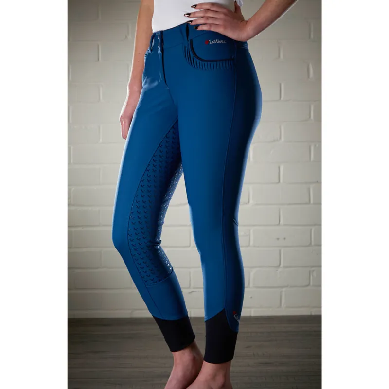 My LeMieux Engage Full Seat Ladies Breeches - Midnight/Indigo-1