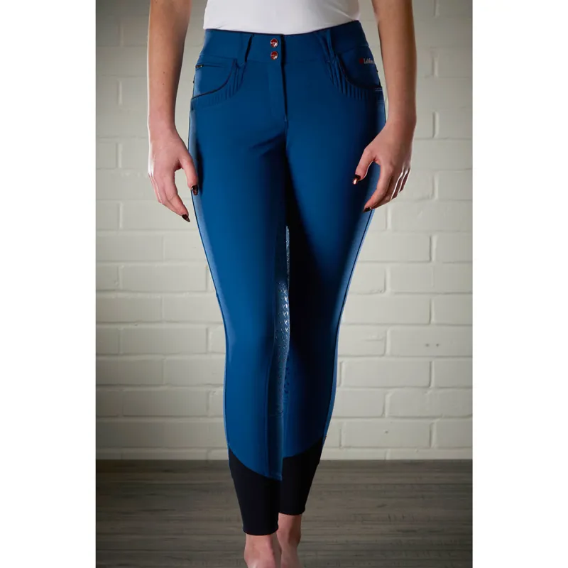 My LeMieux Engage Full Seat Ladies Breeches - Midnight/Indigo-3