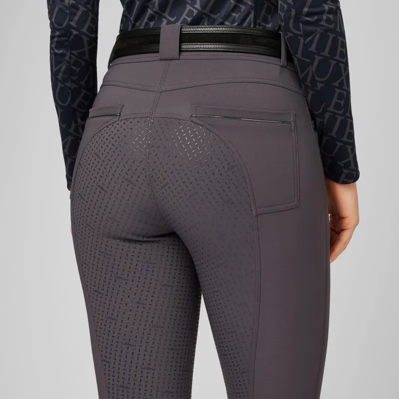 LeMieux Freya Pro Full Grip Ladies Breeches - Grey-3