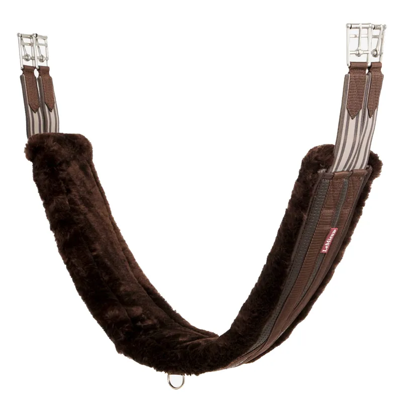 LeMieux Anatomic Fleece Lined Girth - Brown/Brown
