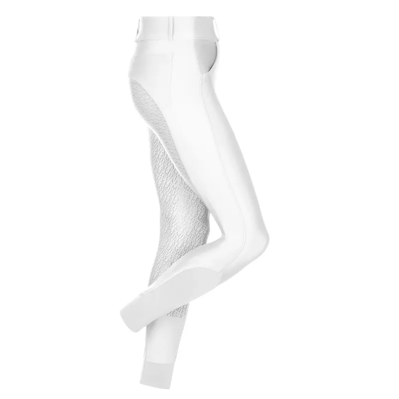 LeMieux Demi Full Grip Ladies Bregging Riding Tights - V1 White-1