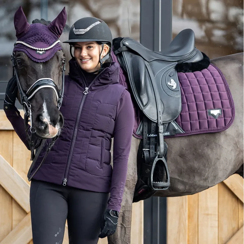 LeMieux Gilet Invernale Donna Loire – Blu Navy – Imbottitura Sintetica DuPont, Fodera In Pile, Colletto In Pelliccia, Per Equitazione - 6