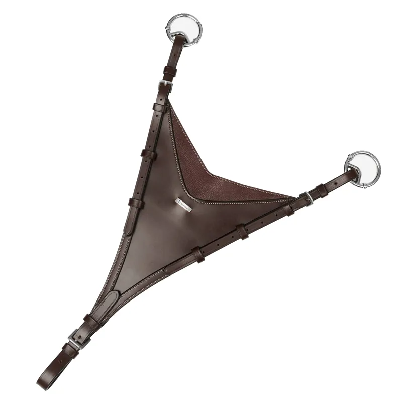 LeMieux Kudos Bib Martingale Attachment - Havana/Silver