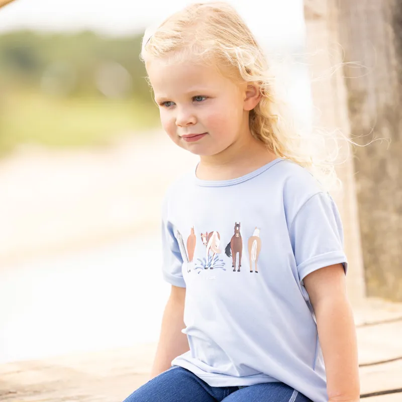 LeMieux Mini Puddle Pals Junior T-Shirt - Mist-3