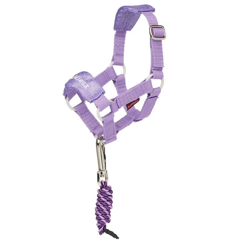 LeMieux Mini Toy Pony Vogue Headcollar Purple Shimmer