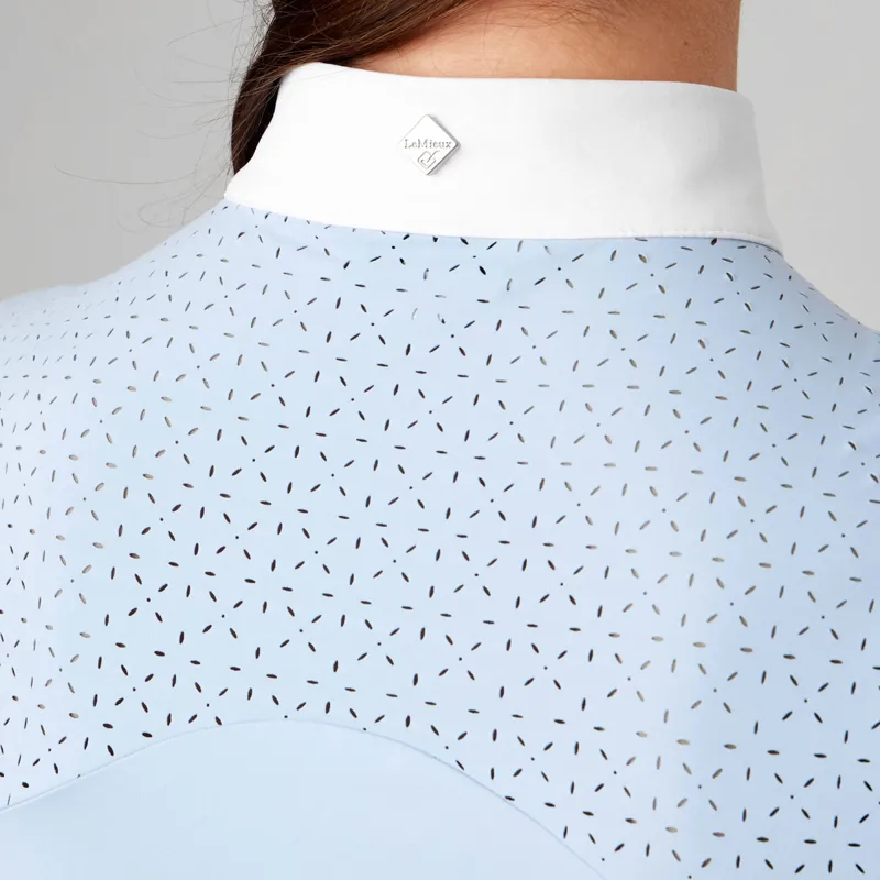 LeMieux Olivia Ladies Short Sleeve Competition Shirt - Mist-2