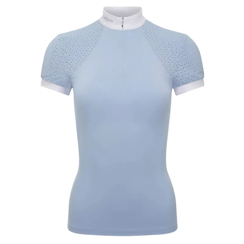 LeMieux Olivia Ladies Short Sleeve Competition Shirt - Mist-1
