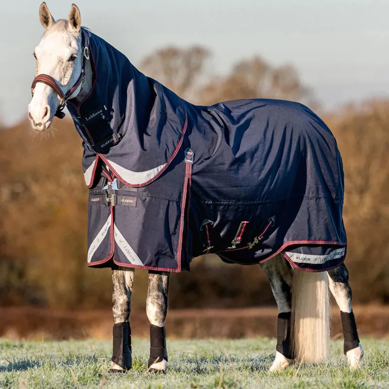 LeMieux Kudos 100g Detachable Neck Turnout Rug Navy