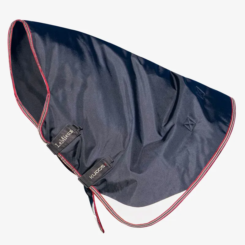 LeMieux Kudos 350g Detachable Neck Turnout Rug - Navy-3