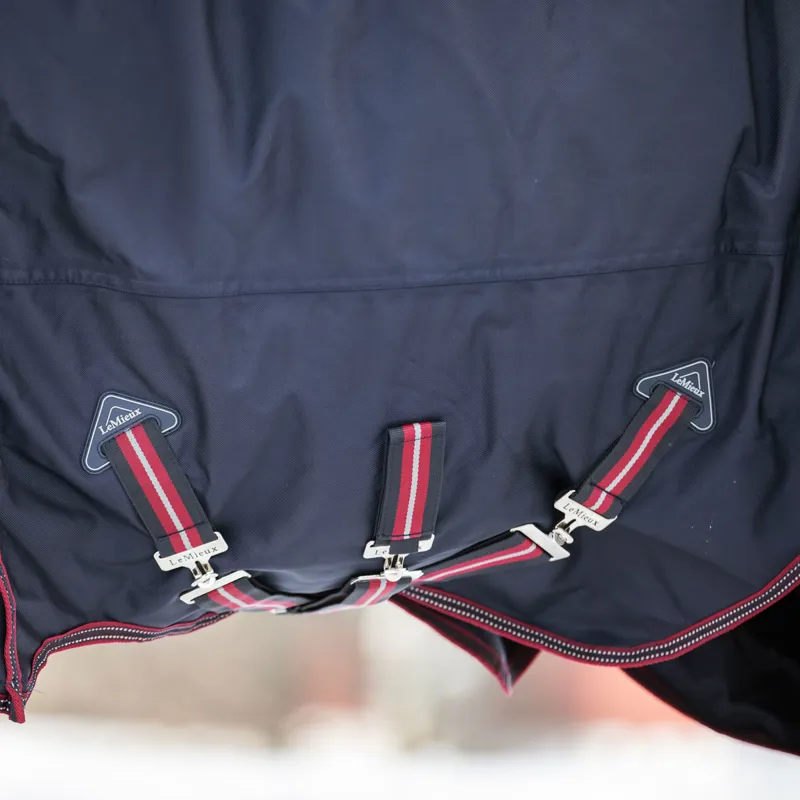 LeMieux Kudos 50g Detachable Neck Turnout Rug - Navy-5