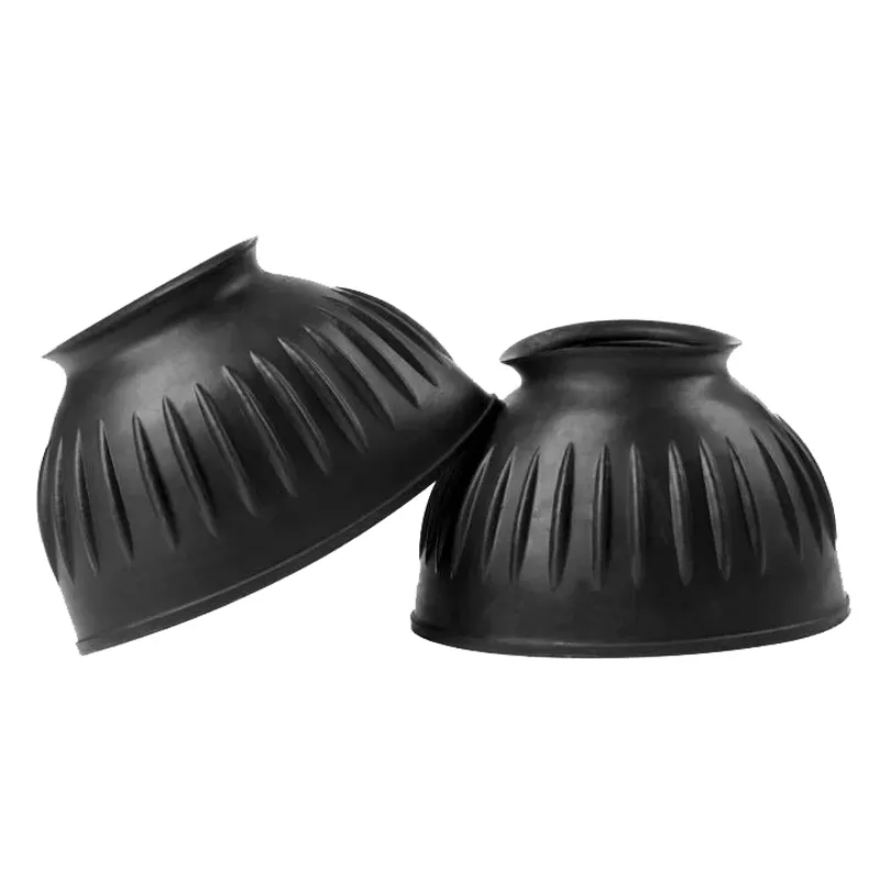 LeMieux Rubber Pull On Overreach Boots - Black