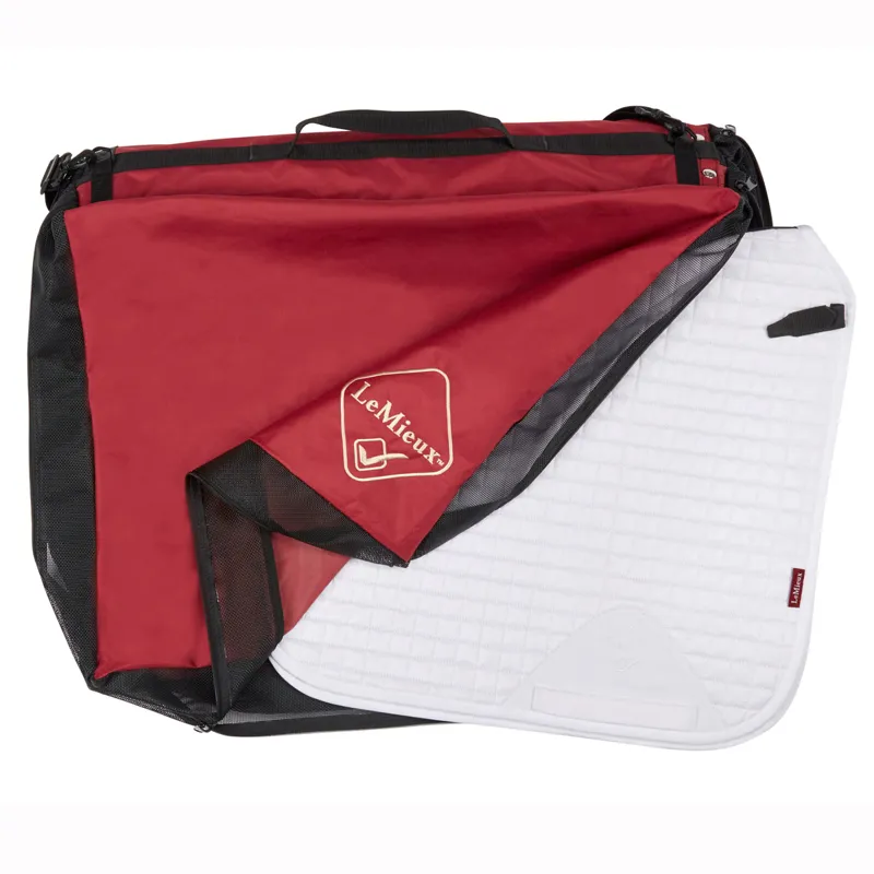 Lemieux Saddle Pad Bag Burgundy Redpost Equestrian