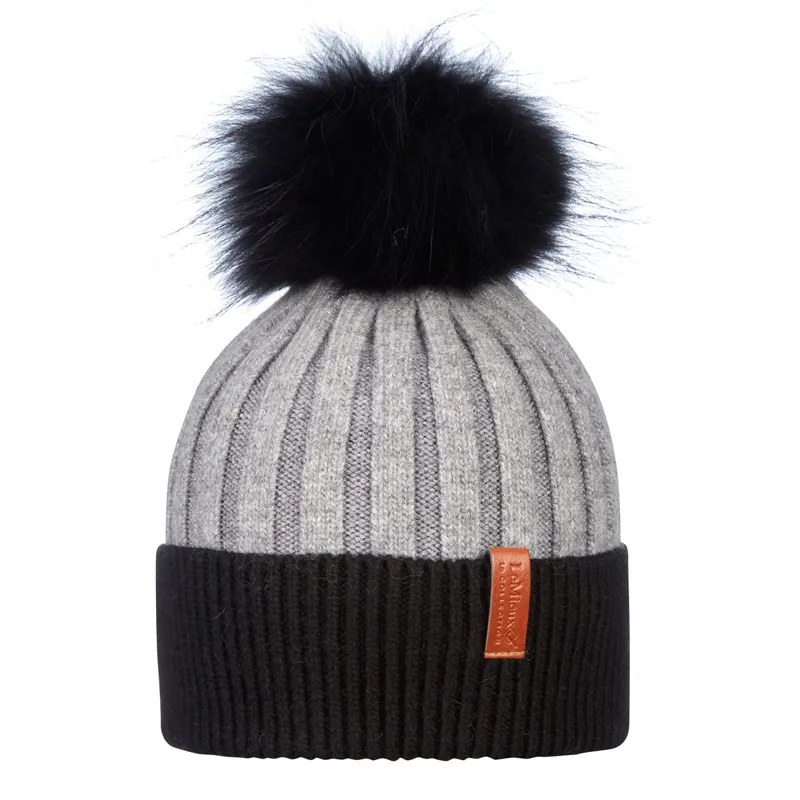 Lemieux Bobble Beanie Hat - Grey/Black