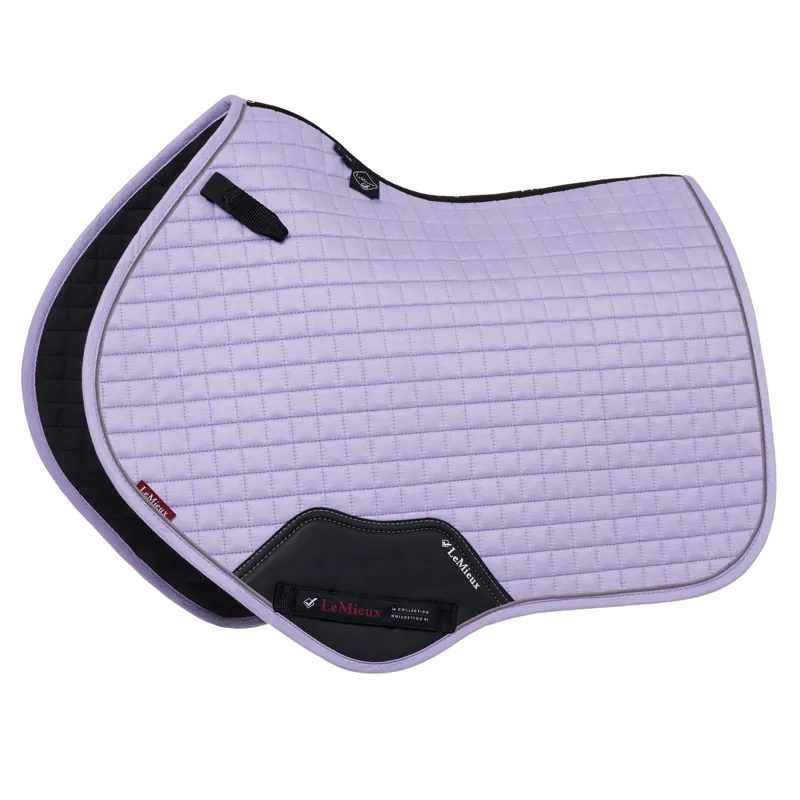 LeMieux ProSport Suede Close Contact Square Wisteria