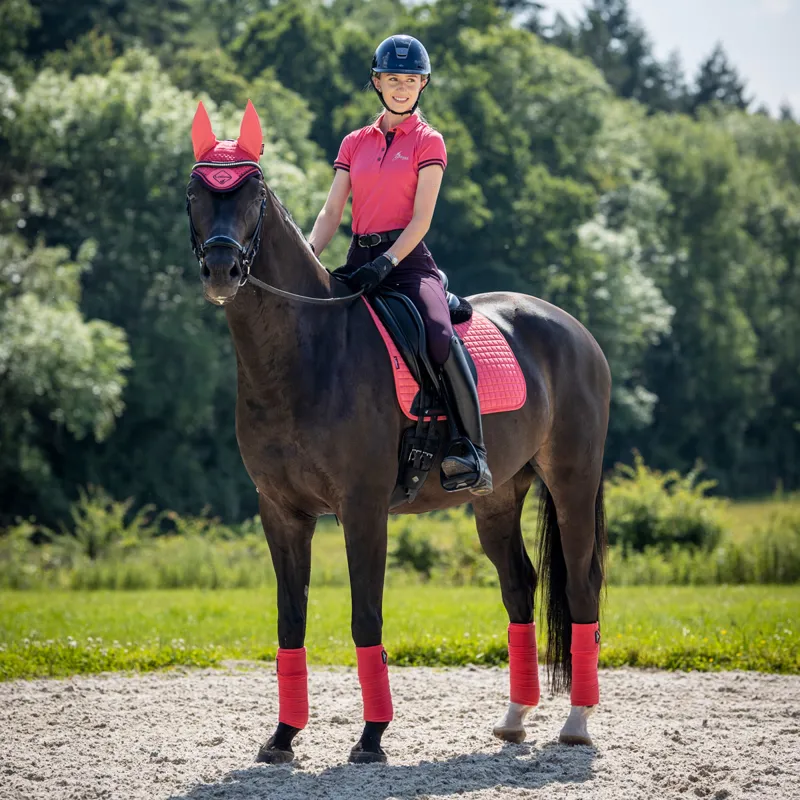 My LeMieux Ladies Polo Shirt - Papaya-4