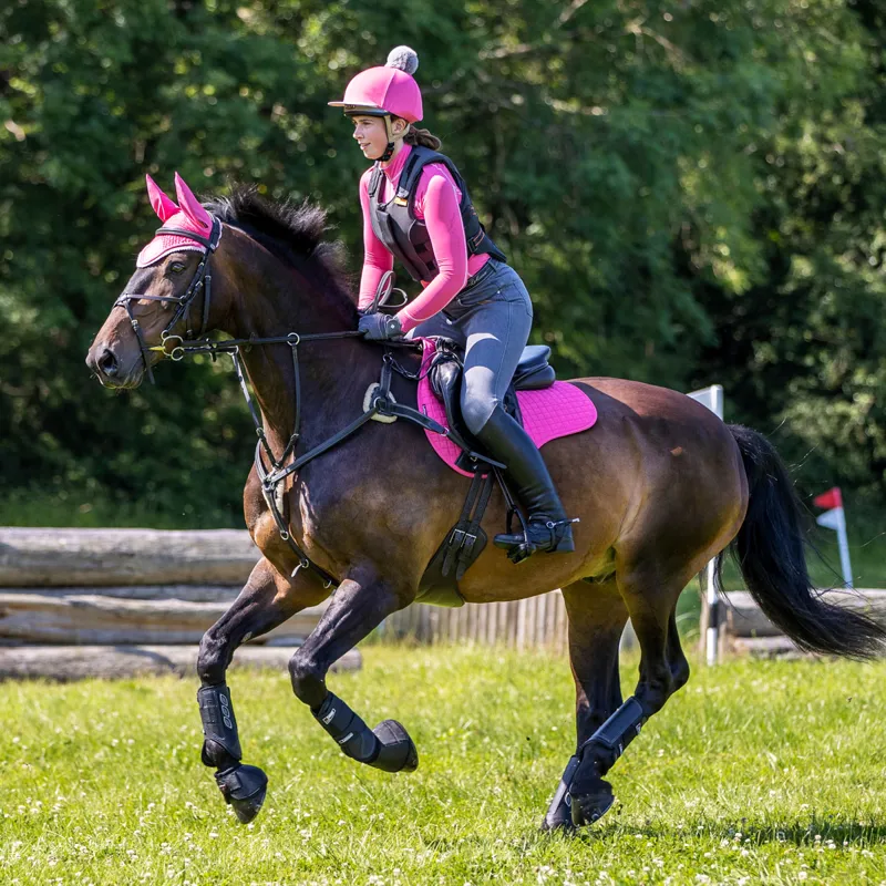 LeMieux ProSport Suede GP/Jump Square Saddlecloth Watermelon