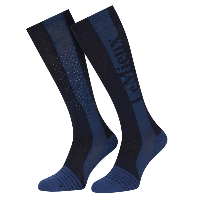 LeMieux Silicone Performance Junior Tall Riding Socks - Navy