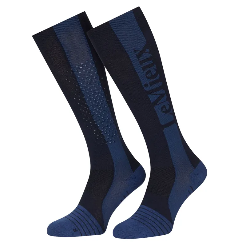 LeMieux Silicone Performance Adults Tall Riding Socks - Navy
