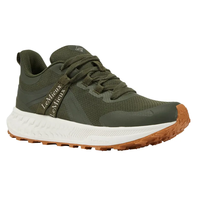 LeMieux Trax Waterproof Trainers Khaki
