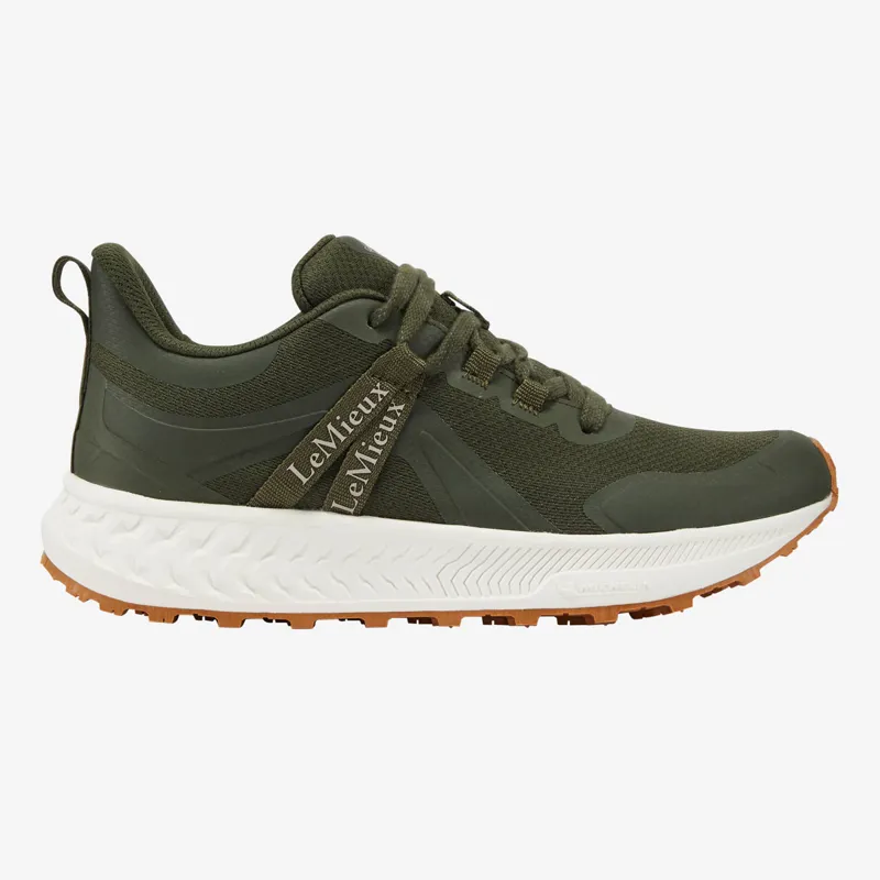 LeMieux Trax Waterproof Trainers - Khaki