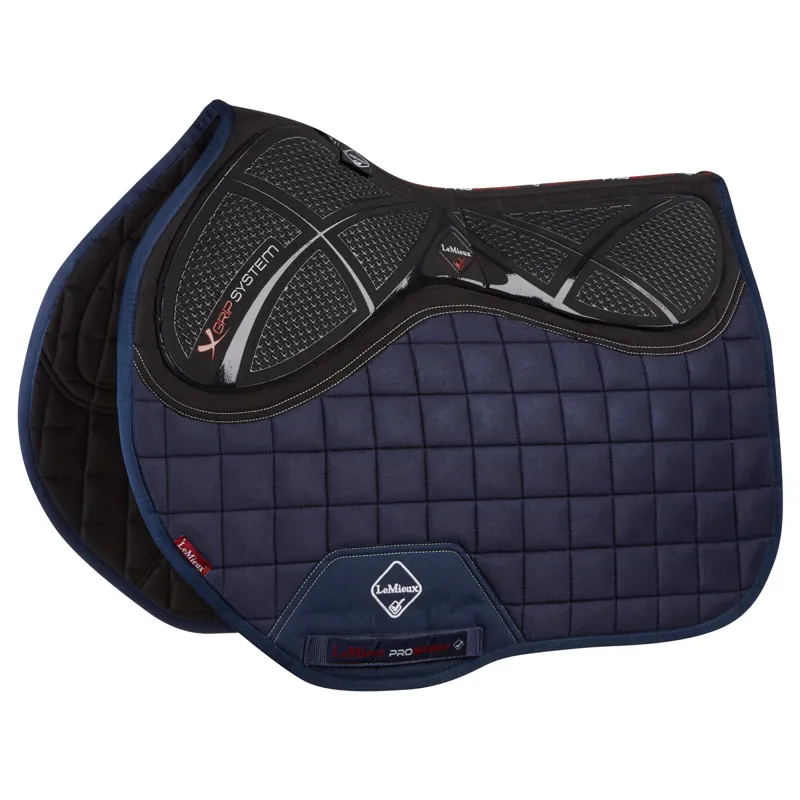 LeMieux X-Grip Silicone EuroJump Square - Navy