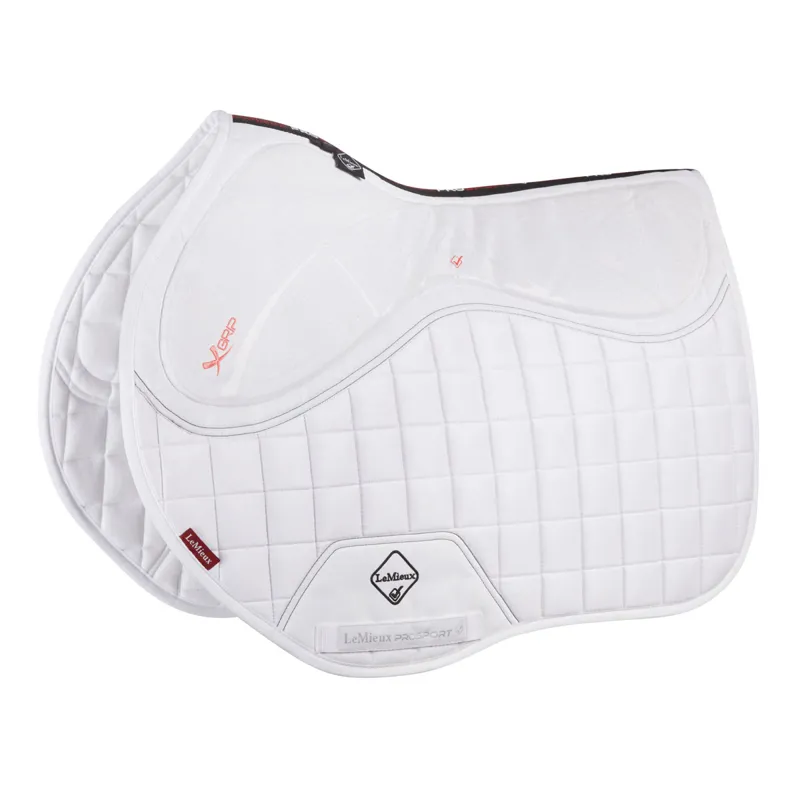 LeMieux X-Grip Silicone EuroJump Square - White