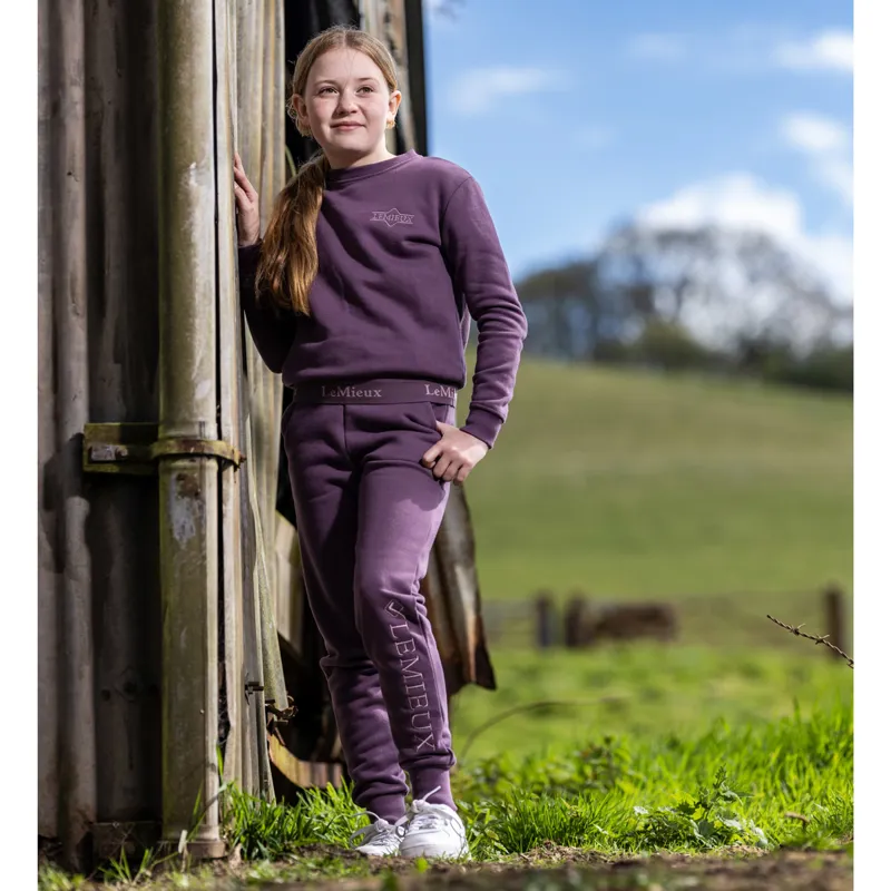 LeMieux Young Rider Pull Over Junior Sweatshirt - Musk-4