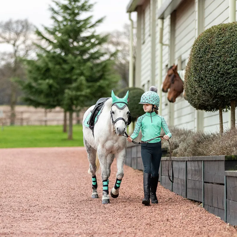 LeMieux Mini Hat Silk - Mint-1