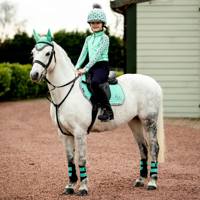 LeMieux Mini Hat Silk - Mint-2