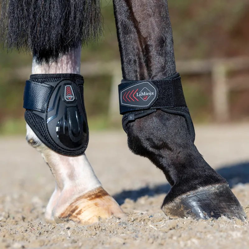 LeMieux Derby ProJump Fetlock Boots - Black-1
