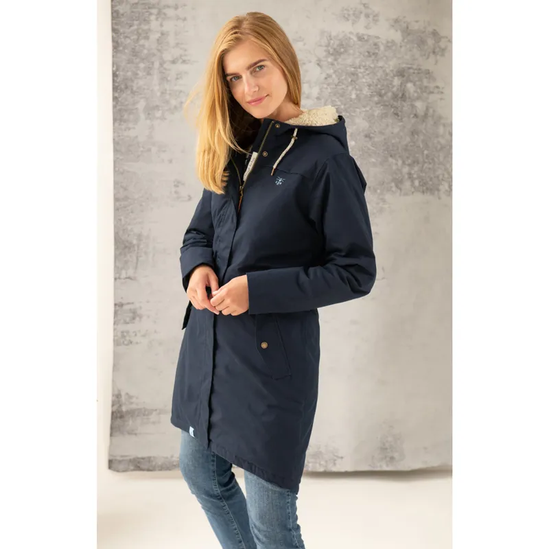 Lighthouse Abigail Ladies 3/4 Length Waterproof Jacket - Night Sky-2