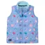 Lighthouse Alex Junior Girls Waterproof Gilet - Lilac Farm Print