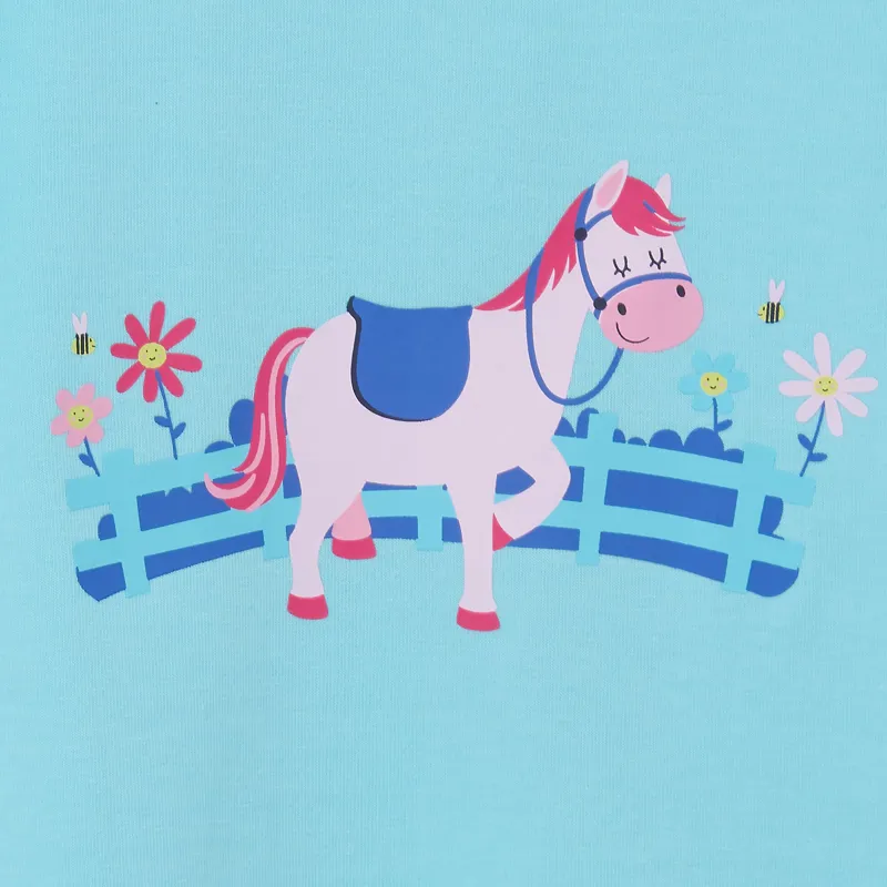Lighthouse Causeway Swing Junior Tee - Pony Print-2