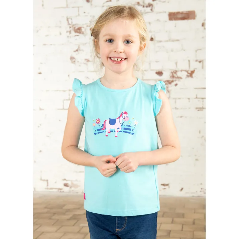 Lighthouse Causeway Swing Junior Tee - Pony Print-3