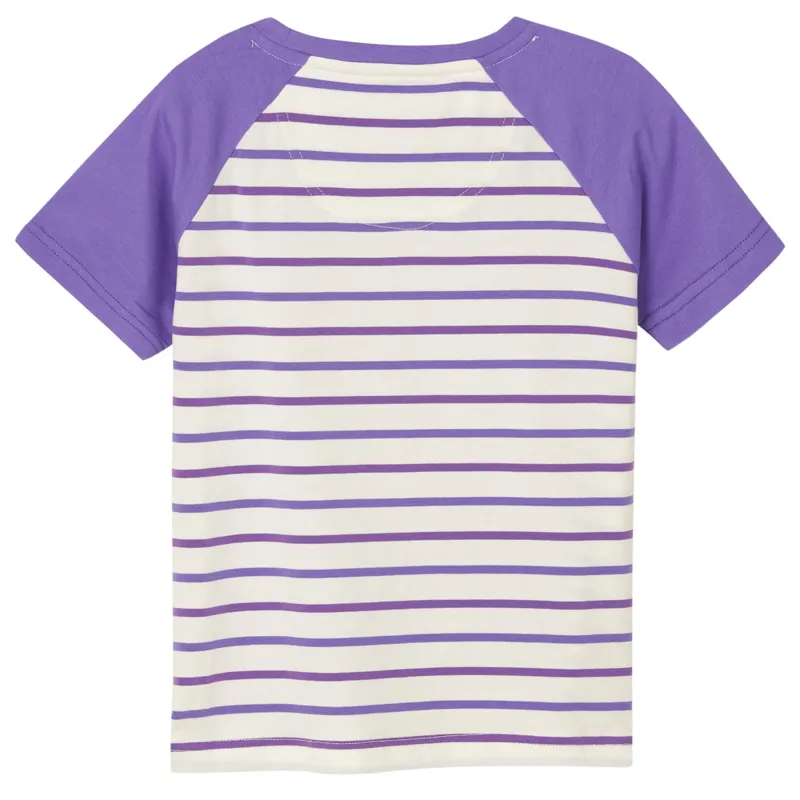 Lighthouse Causeway Junior Short Sleeve Tee - Purple Tractor-1
