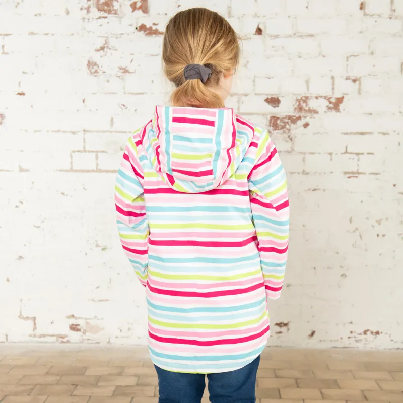 Lighthouse Olivia Junior Girls Waterproof Jacket - Multi Stripe-5