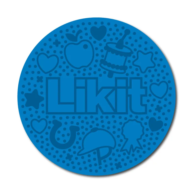 Likit Graze Maze Slow Feeding Mat - Blue-6