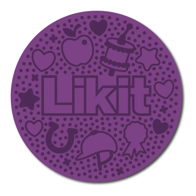Likit Graze Maze Slow Feeding Mat - Purple-6