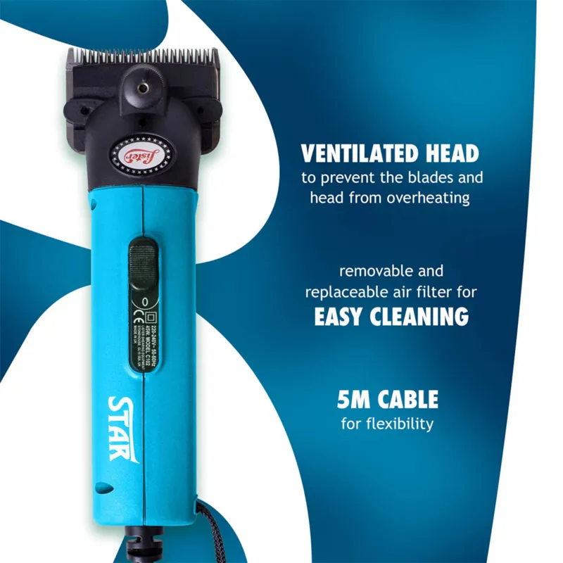 Lister Star Mains Clipper Set - Turquoise-2