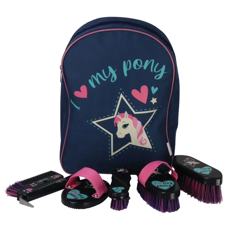 Little Rider I Love My Pony Collection Complete Grooming Kit Rucksack